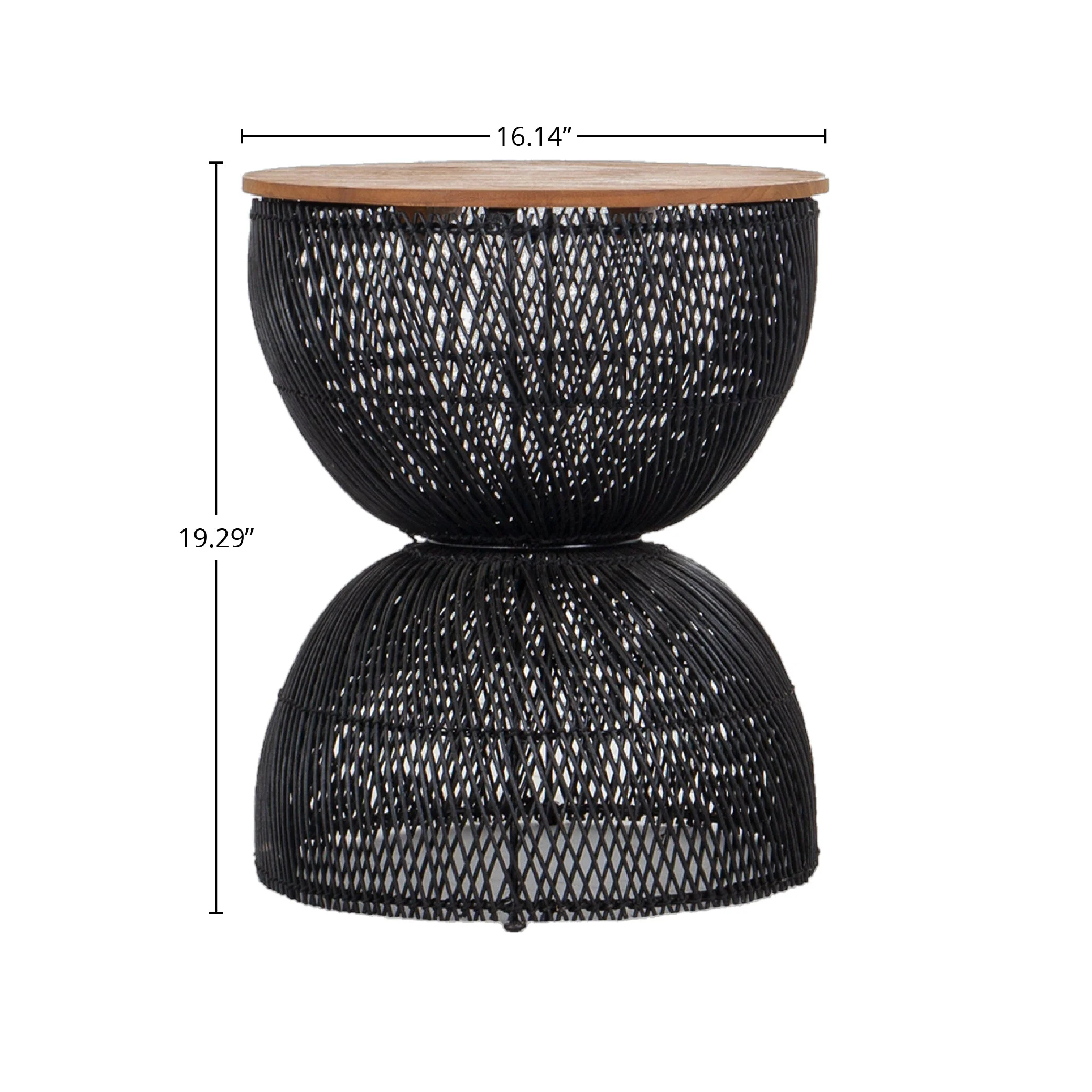 D-Bodhi Wave Side Table - Black - Image 11