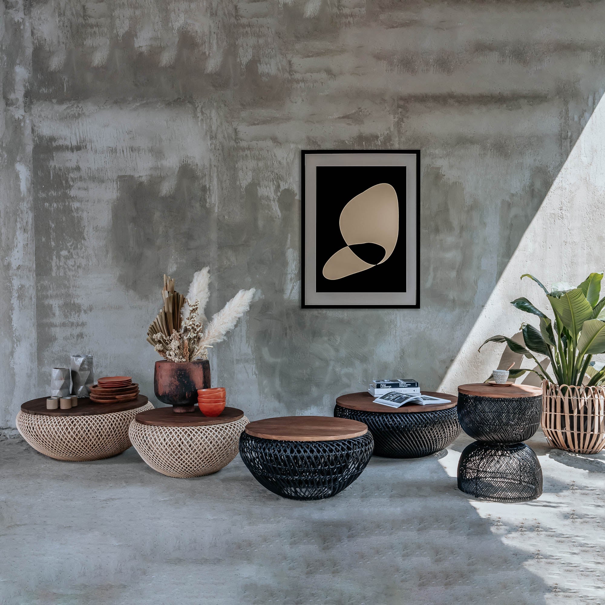 D-Bodhi Wave Side Table - Black - Image 5