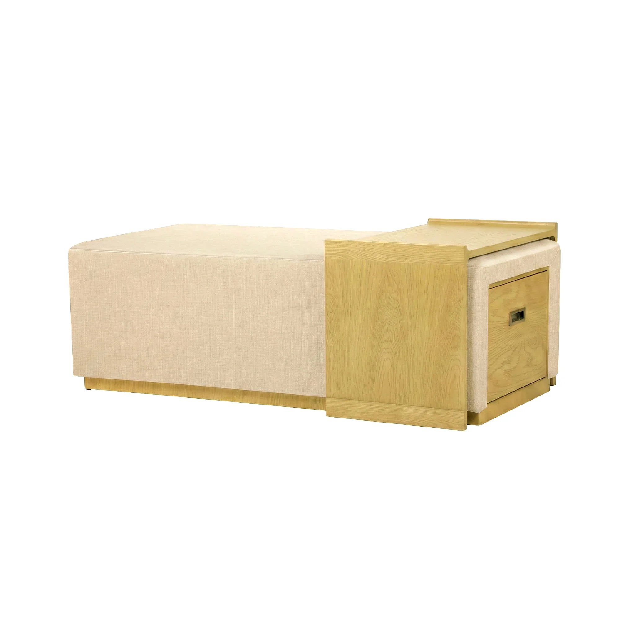 Elara Storage Ottoman - Barley Chenille - Image 12