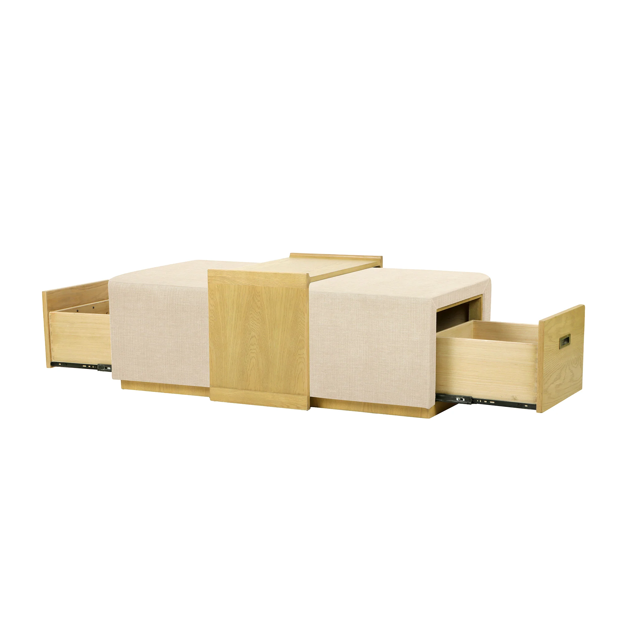 Elara Storage Ottoman - Barley Chenille - Image 6