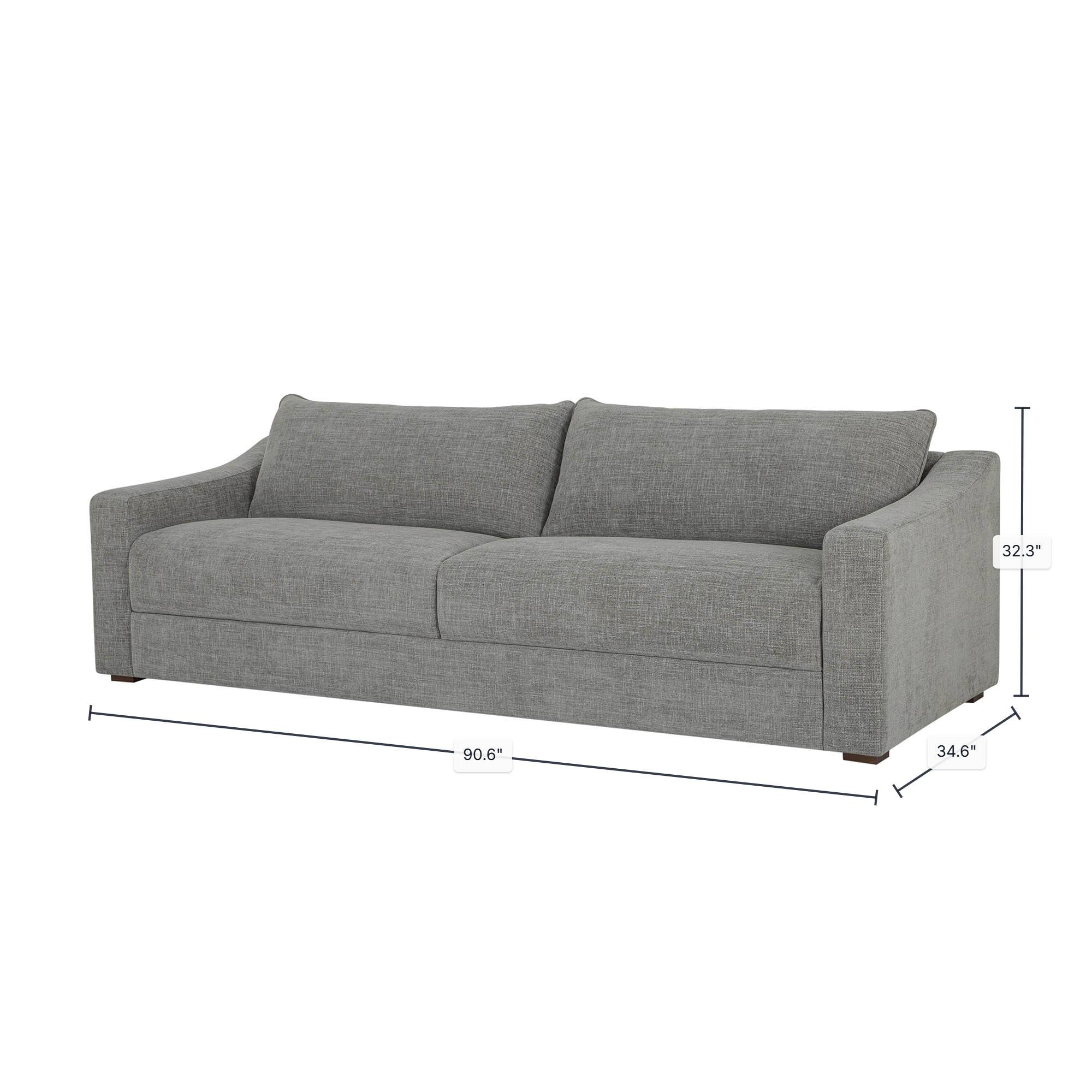 Felicity Sofa - Silver - Image 3