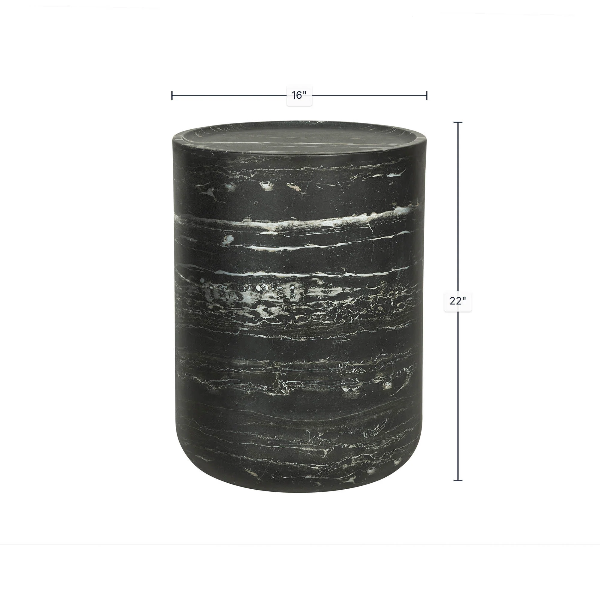 Geri Side Table - Nero - Image 3