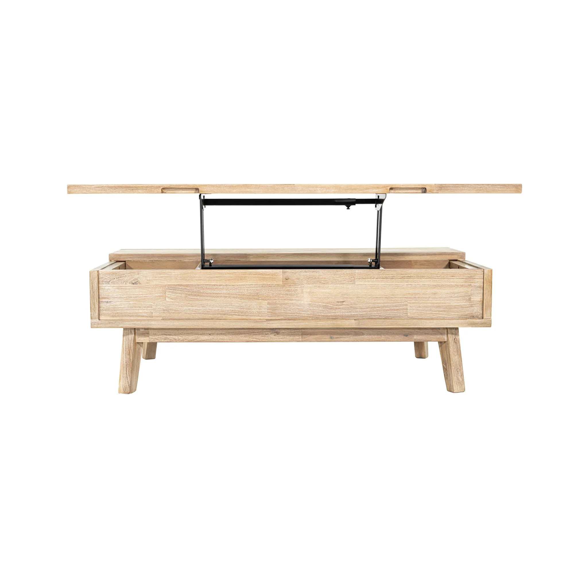 Gia Coffee Table w/ Lift Top - Light Driftwood - Image 11