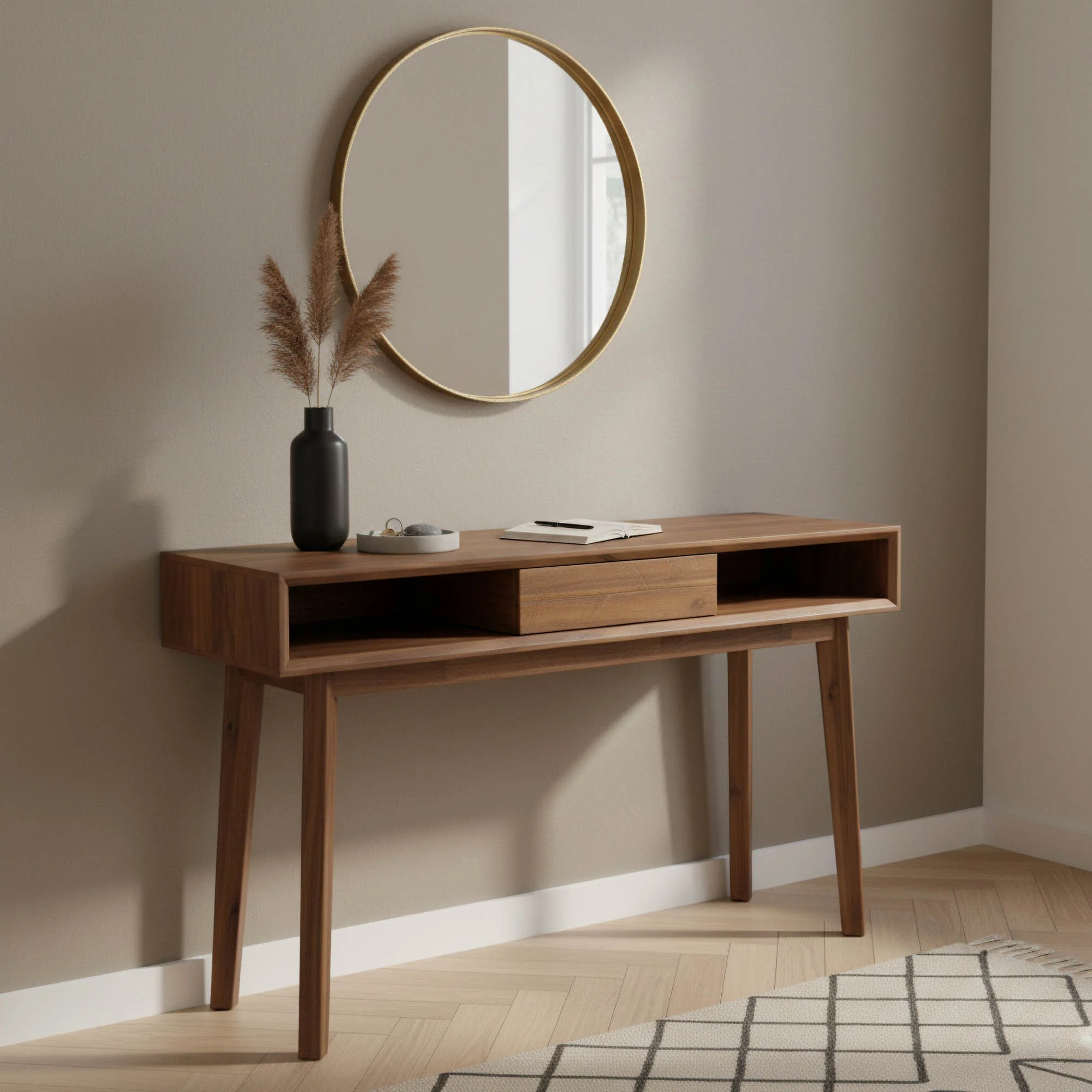 Gia Console Table - Warm Pecan - Image 13
