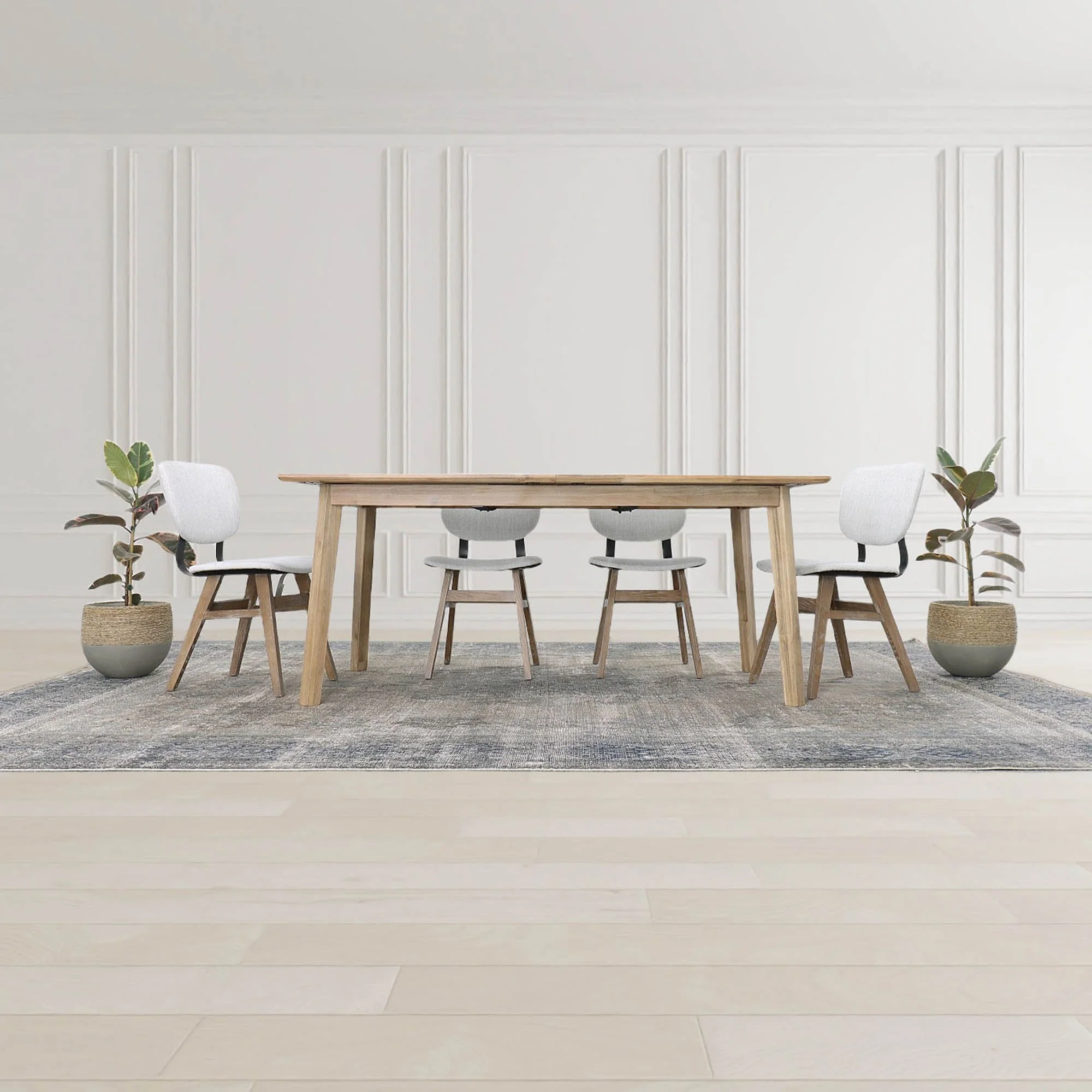 Gia Extension Dining Table 71/102" - Light Driftwood - Image 27