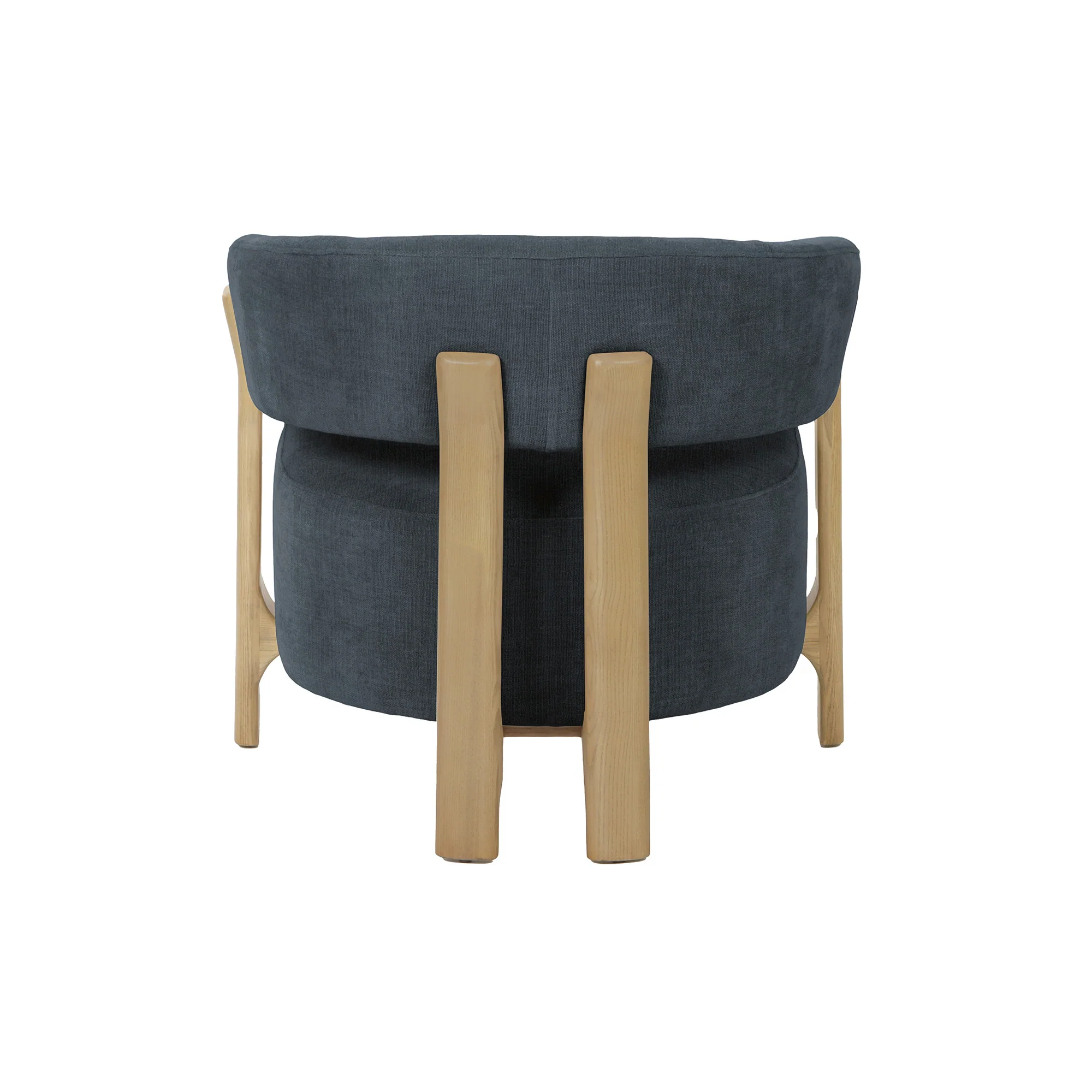Harlow Club Chair - Spruce Grey Chenille - Image 6