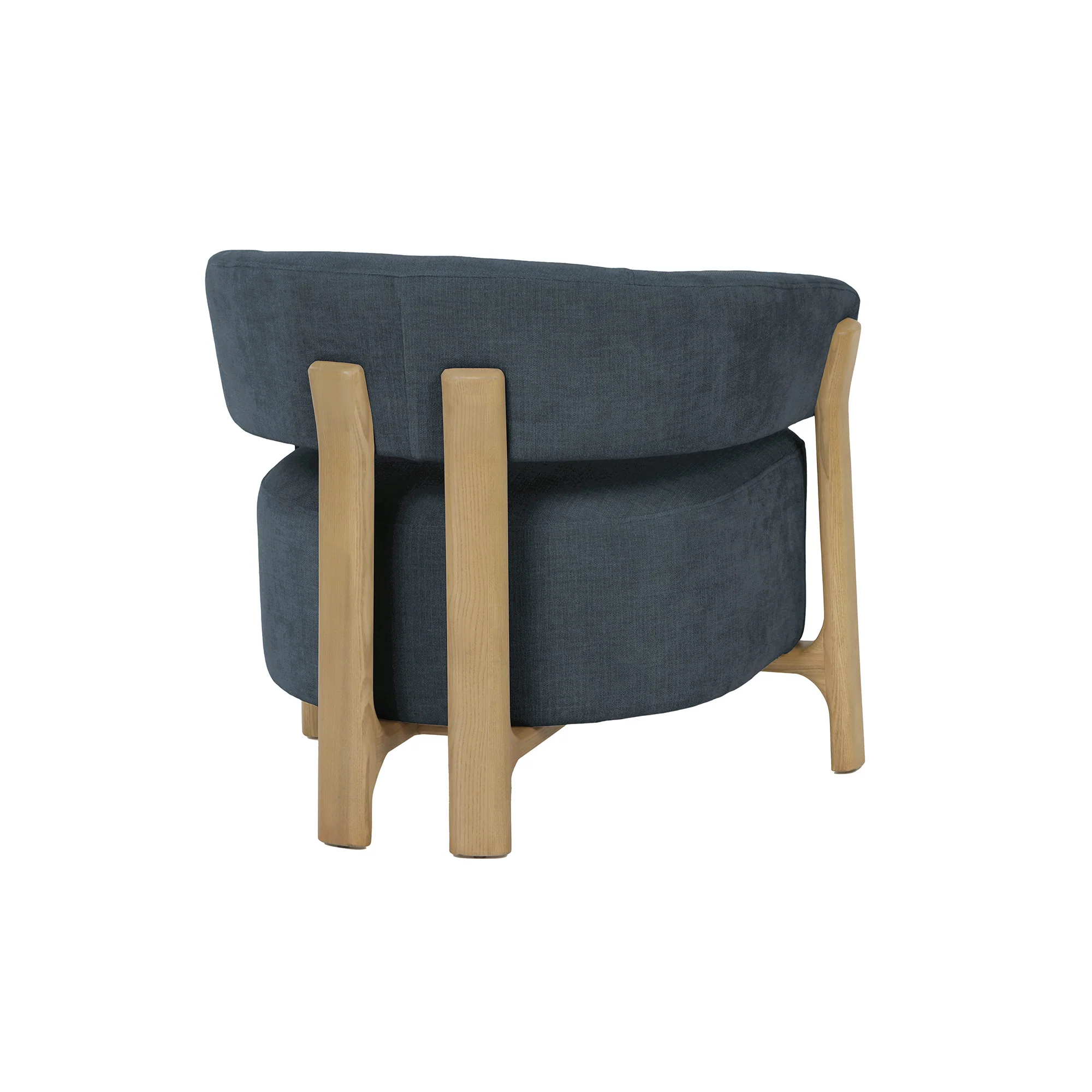 Harlow Club Chair - Spruce Grey Chenille - Image 7