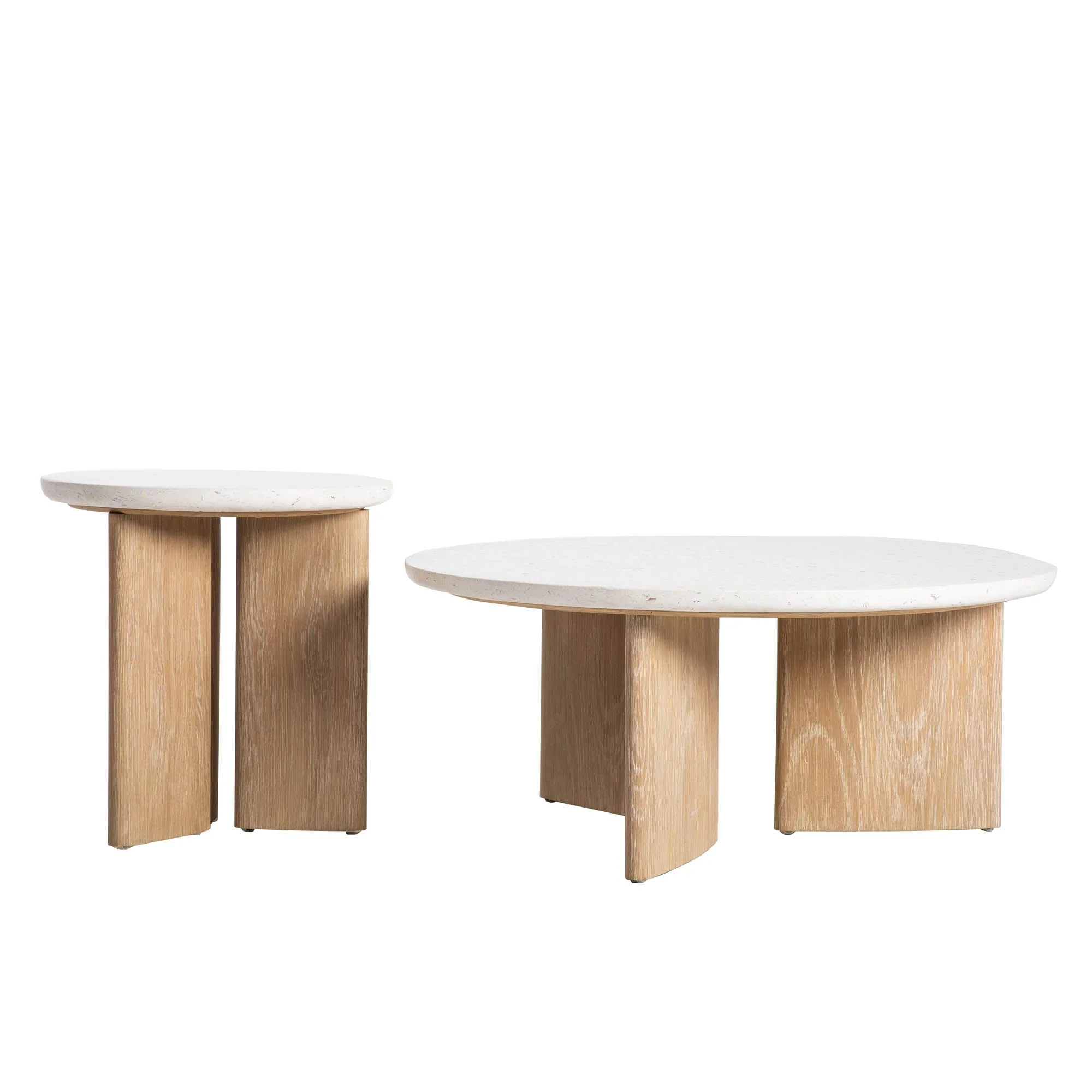 Infinity Coffee Table - Seashell Finish - Image 11