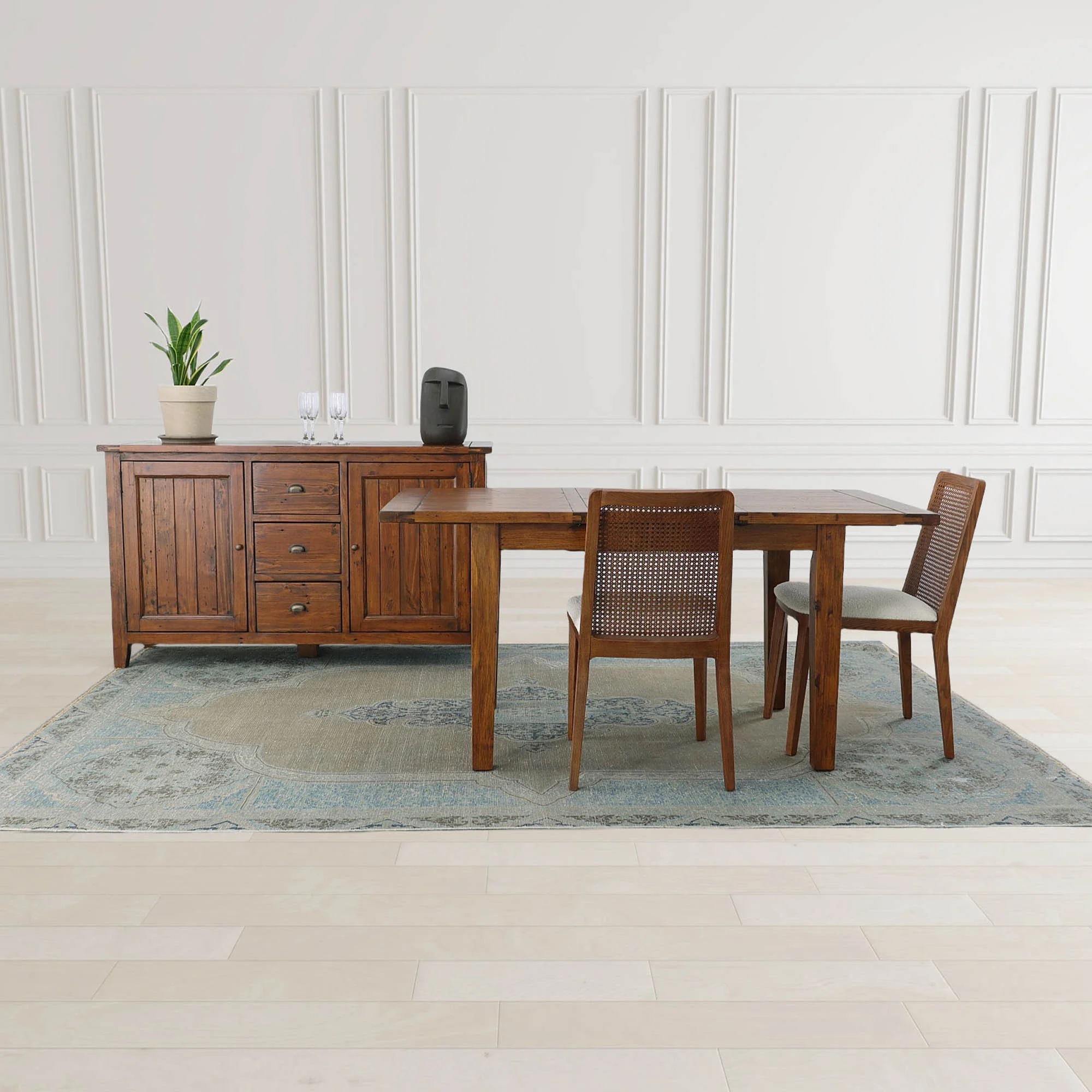 Irish Coast Small Extension Dining Table (47"/62") - African Dusk - Image 11