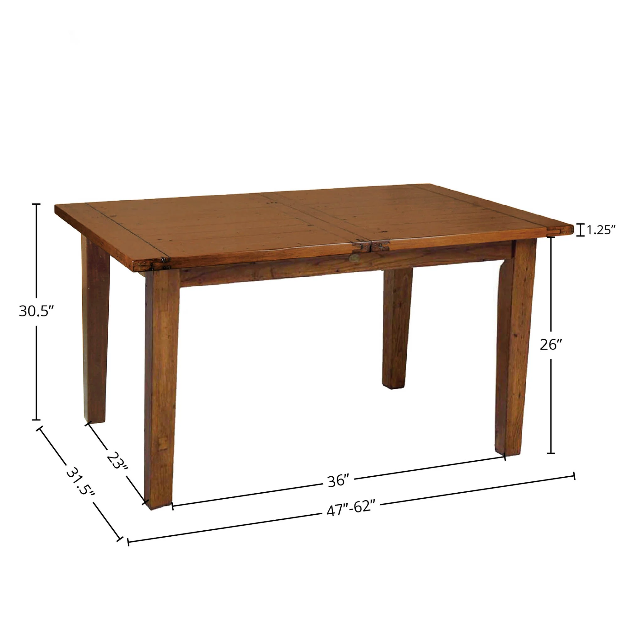 Irish Coast Small Extension Dining Table (47"/62") - African Dusk - Image 3