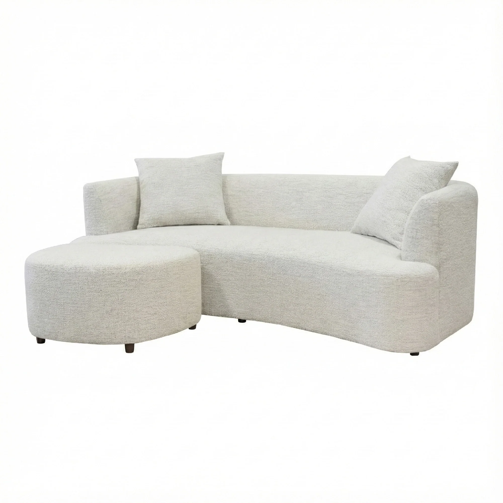 Isabella Sofa - Cream Weave - Image 8