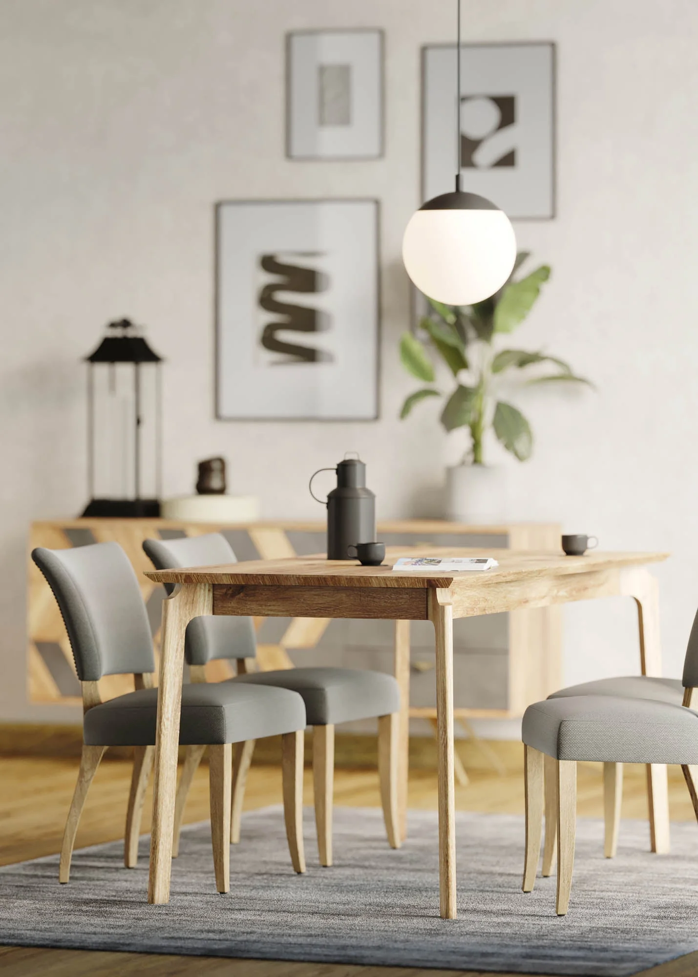 Kenzo Dining Table Small 60” – Natural - Image 3