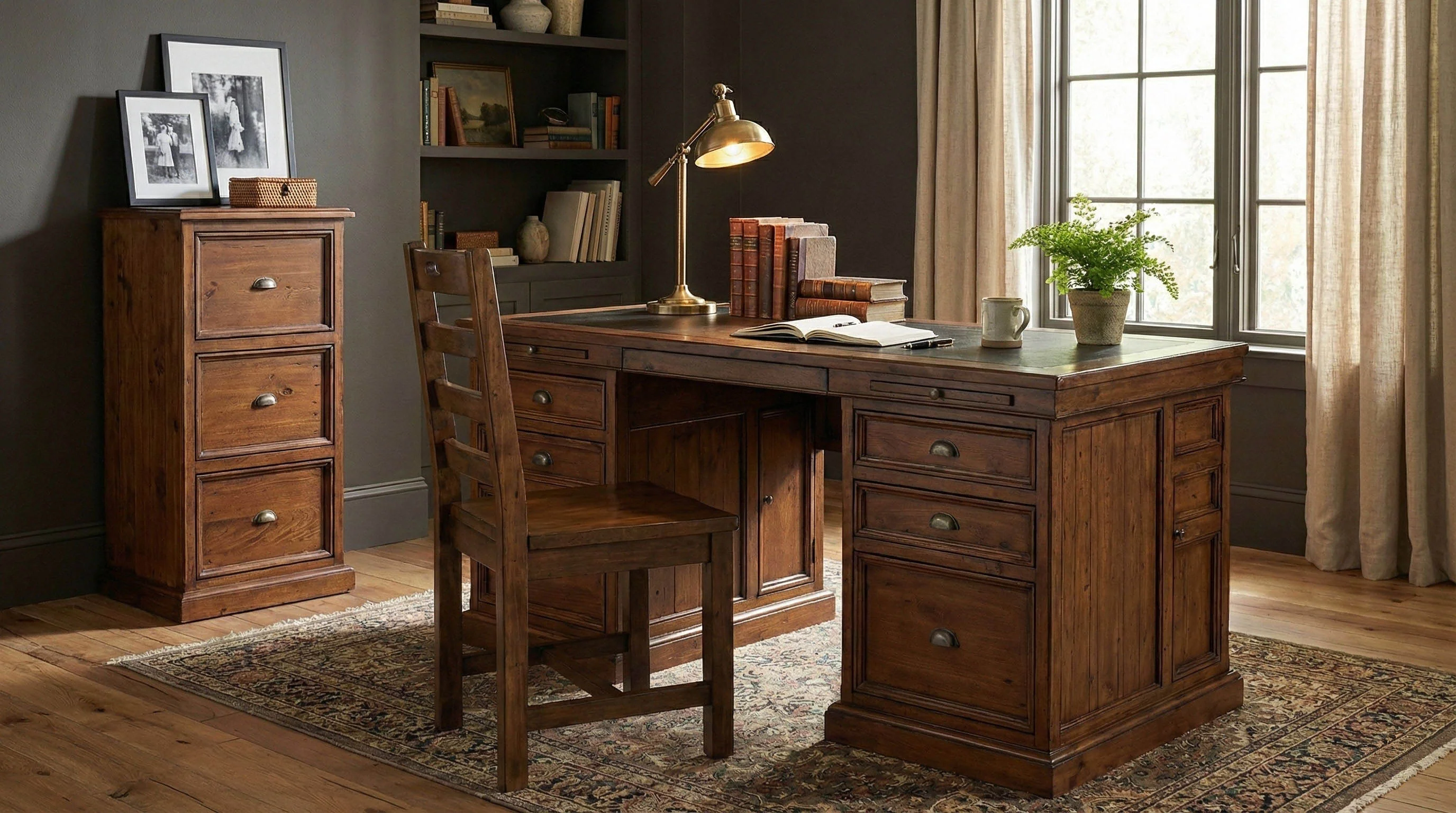 Lifestyle Double Desk - African Dusk - Image 10