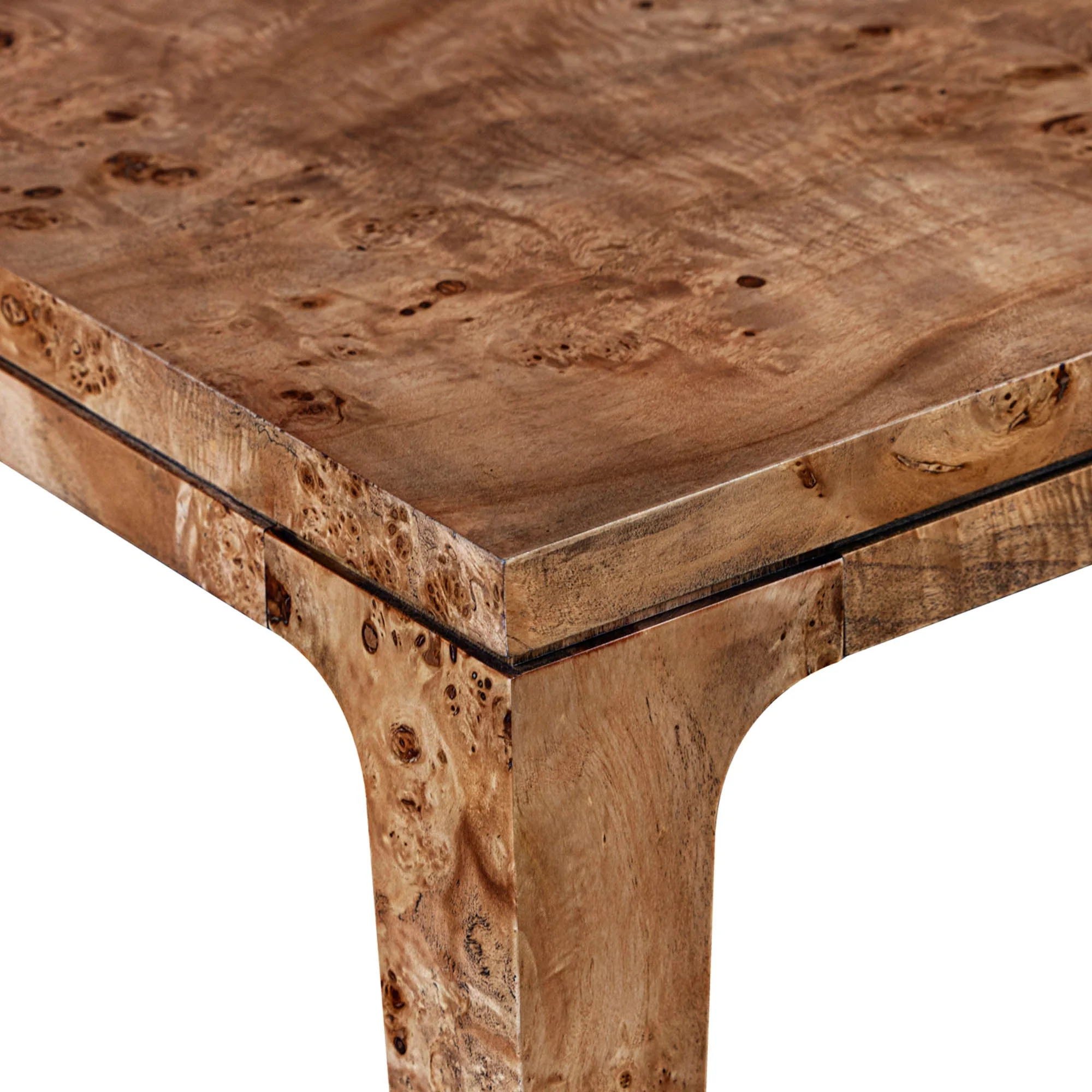 Mappa Large Dining Table - Dark Burl - Image 8