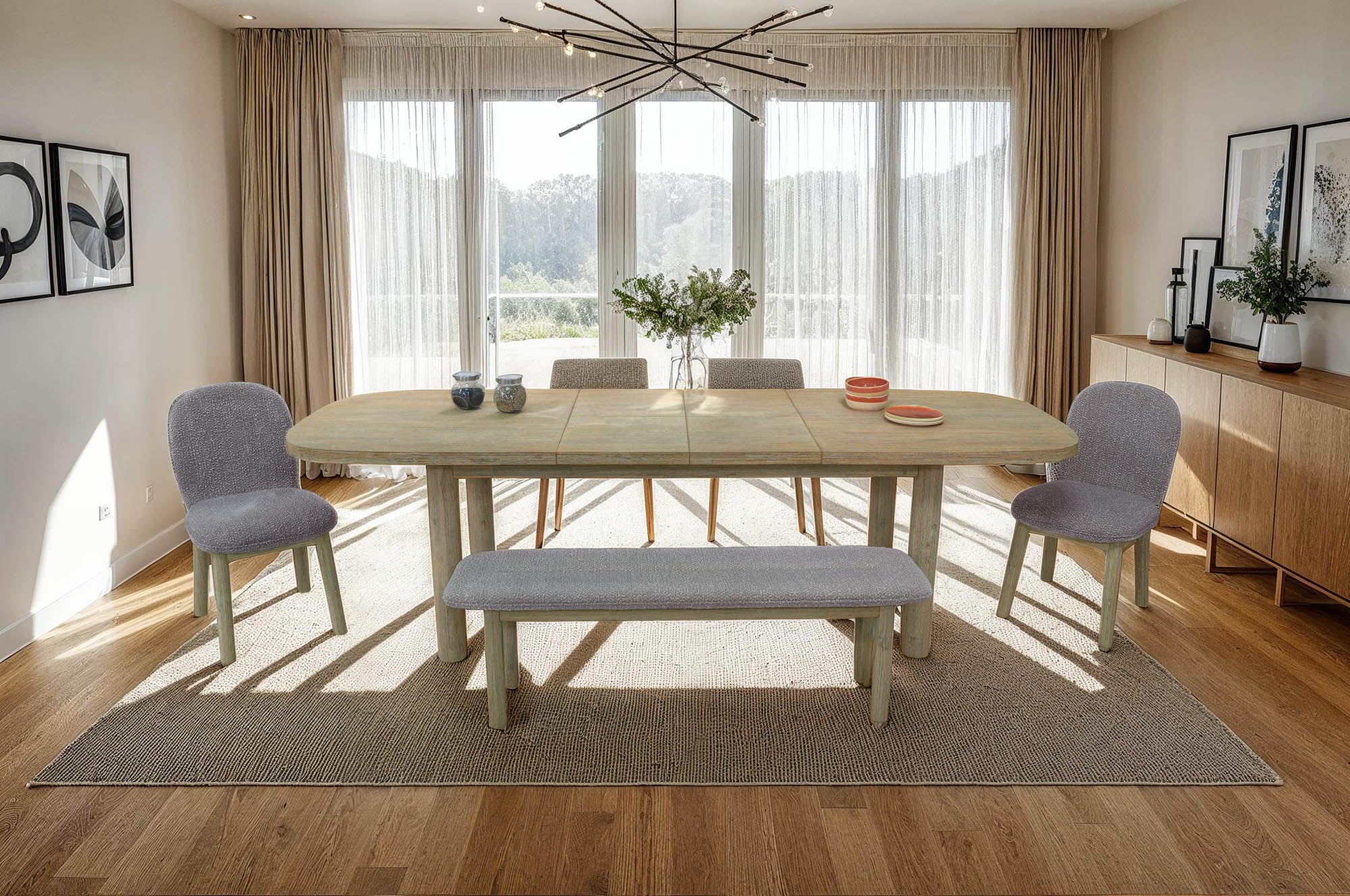 Oasis Extension Dining Table (70"/102") - Image 15