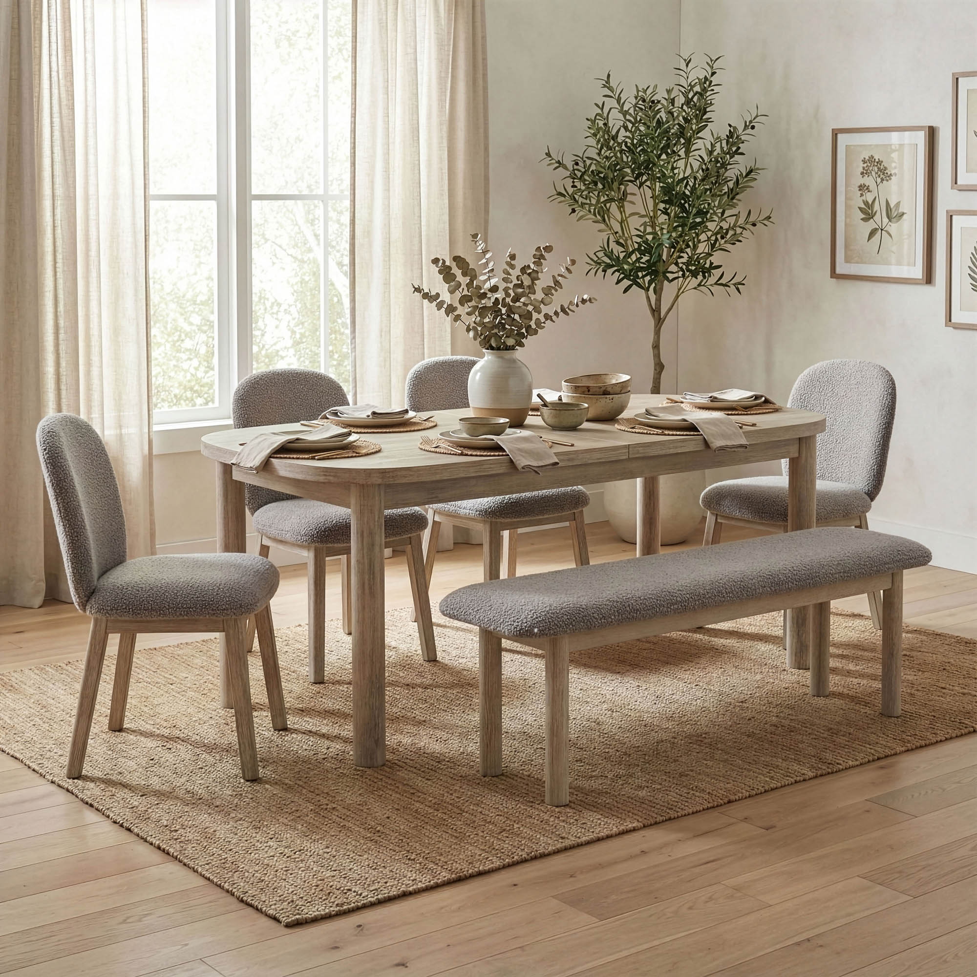 Oasis Extension Dining Table (70"/102") - Image 16