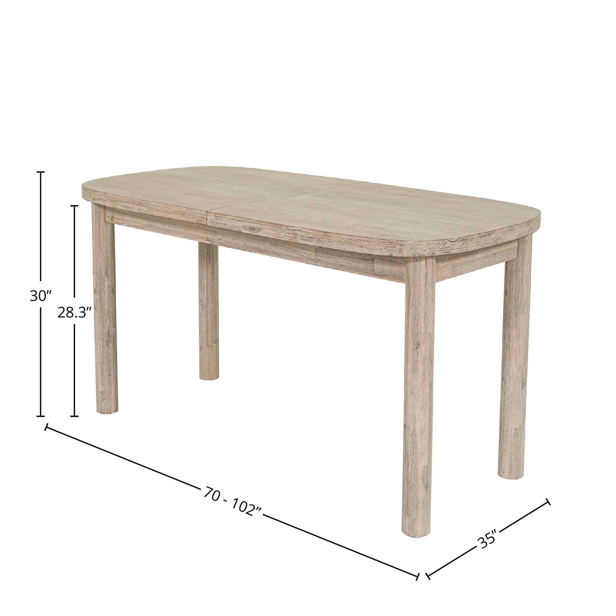 Oasis Extension Dining Table (70"/102") - Image 3