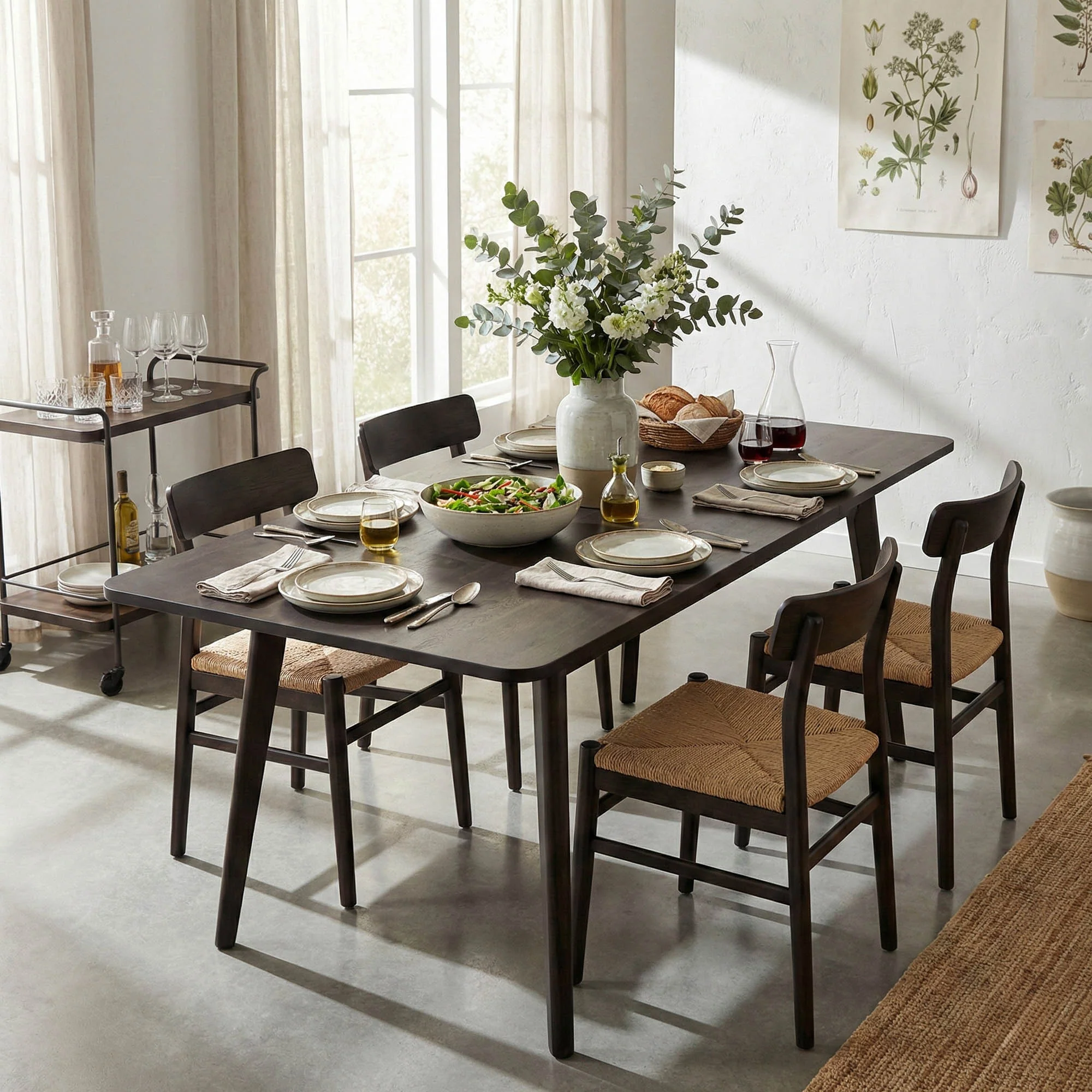 Remix Extension Dining Table (70"/86") - Antique Black - Image 2